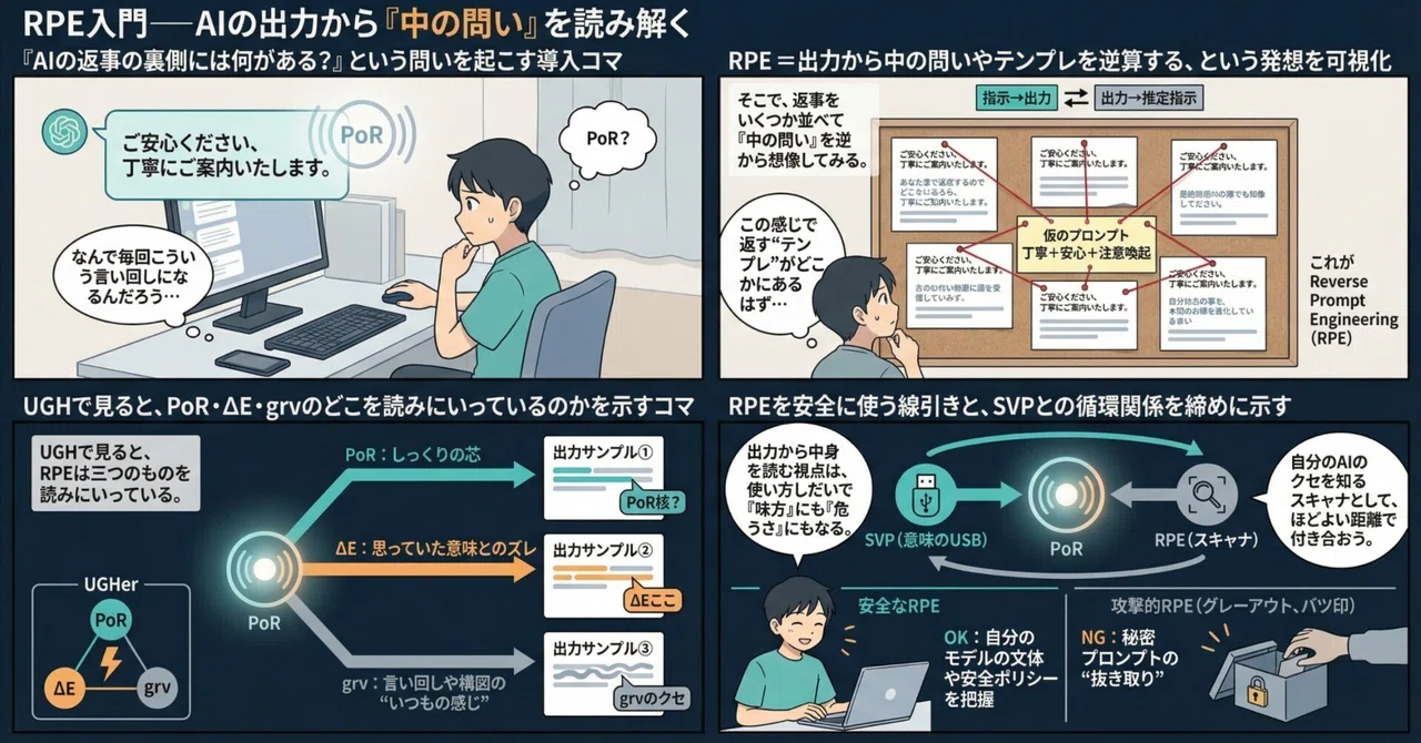 RPE入門──AIの出力から「中の問い」を読み解く｜ユウ@揺るがす者