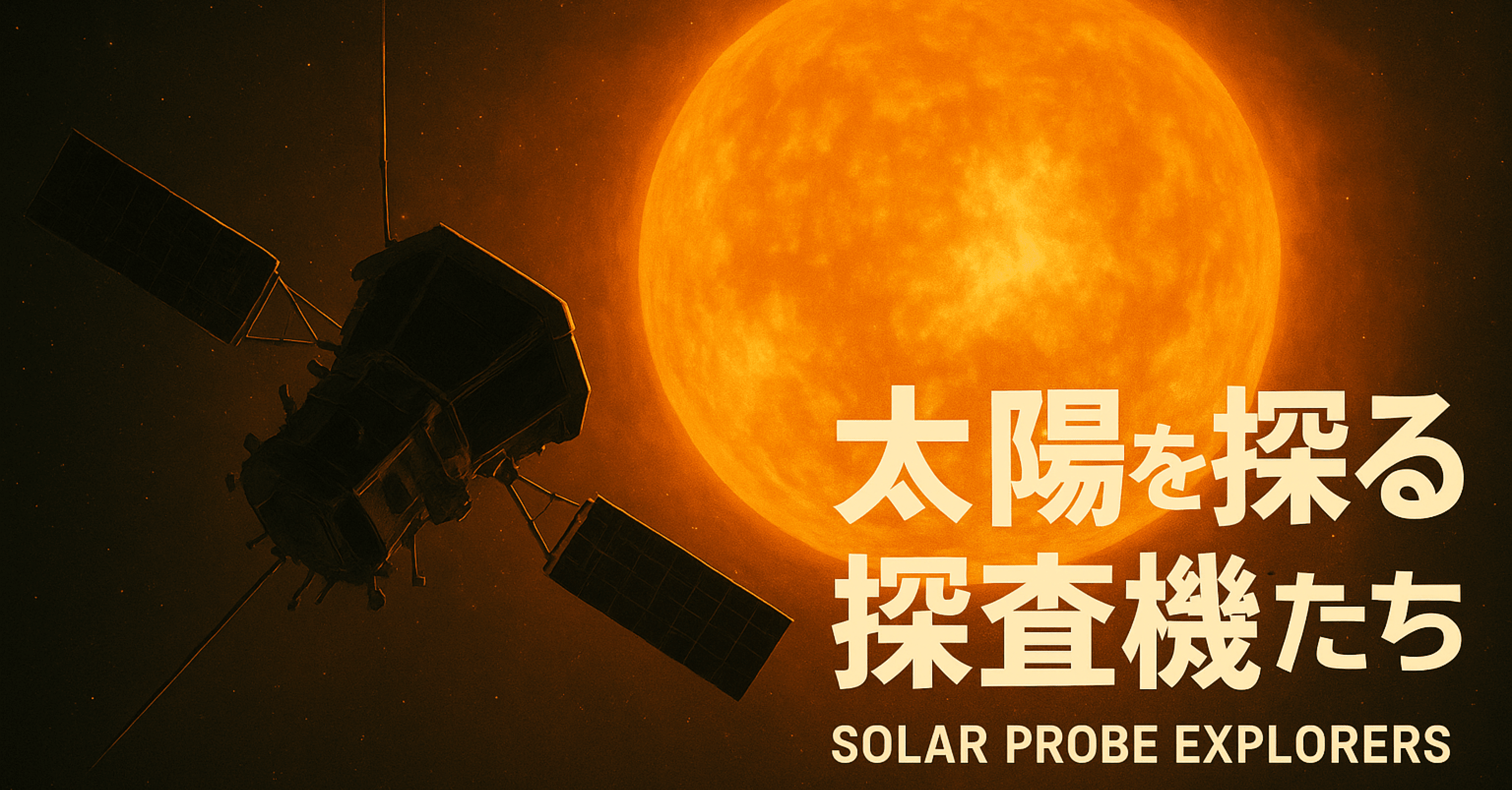 太陽を運ぶ ☀️ 太陽を探る探査機たち──灼熱の中心へ挑む、小さな冒険者たち