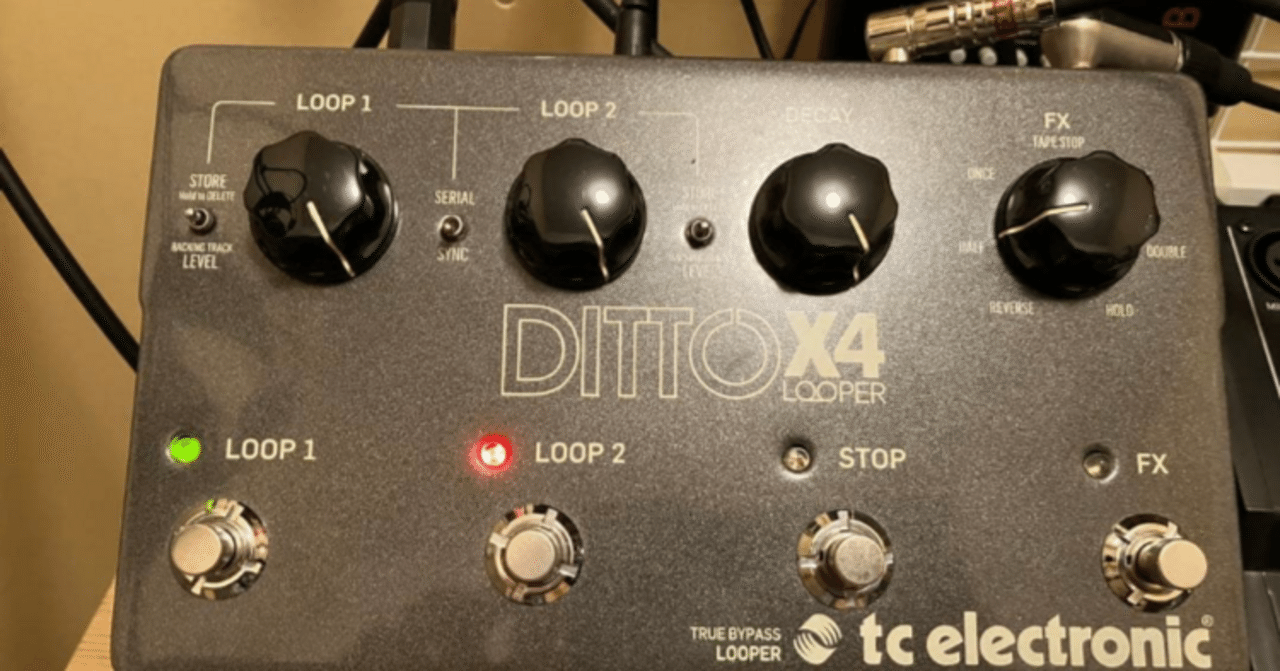 惜別エフェクター5 tc electronic DITTOX4｜スロウリィ