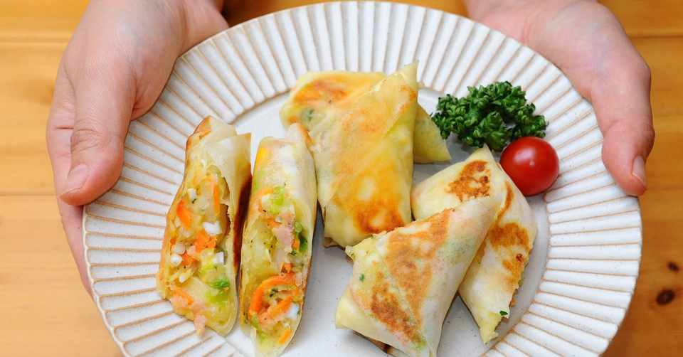 揚げない ヘルシー ポテサラ焼き春巻き 旅する料理家 人生のレシピを作る なぎさ なおこ Note