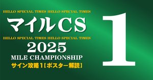 2025マイルチャンピオンシップポスター｜日本サイン競馬会