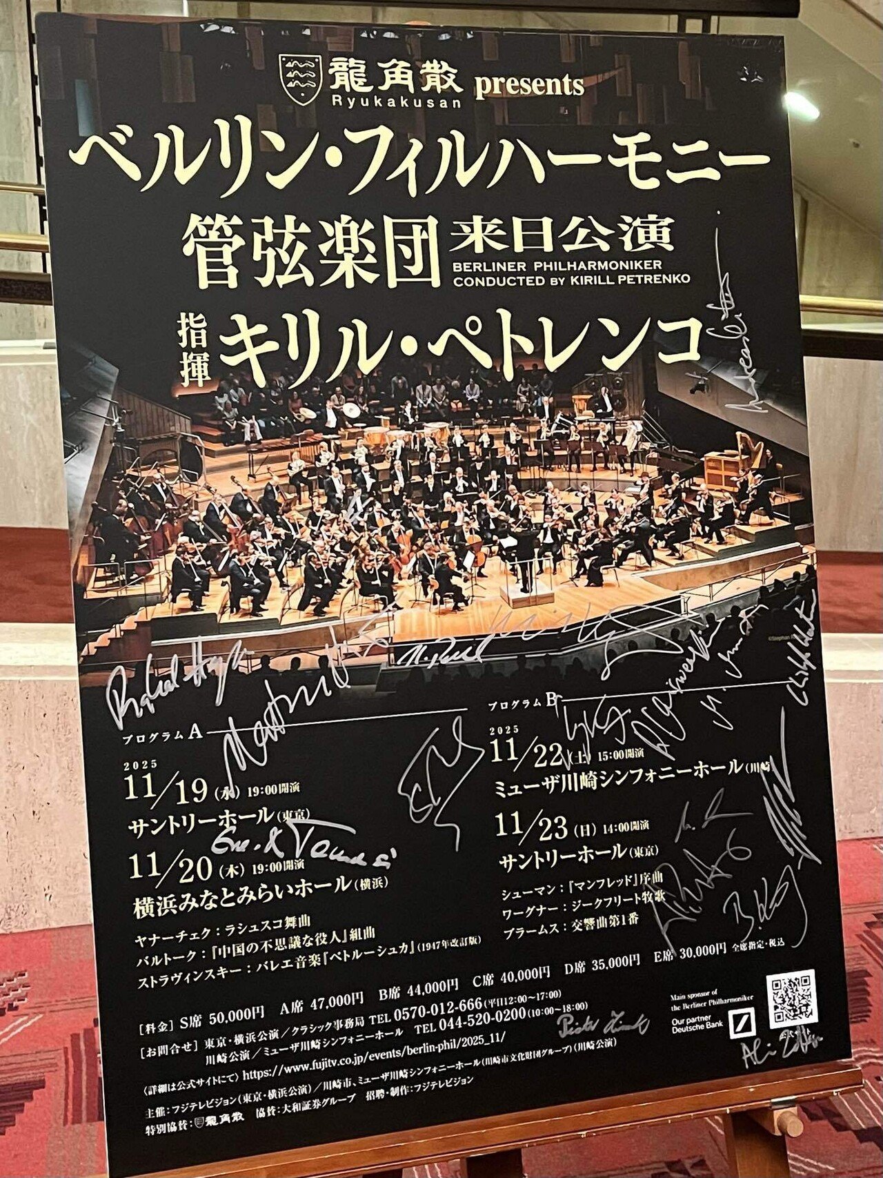 ベルリン・フィルハーモニー管弦楽団 来日公演 指揮キリル・ペトレンコ