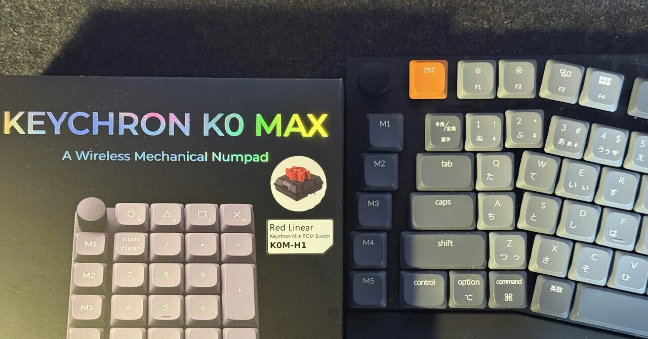 Keychron K0 Max QMKワイヤレスカスタムテンキー 届いた｜untextmethods