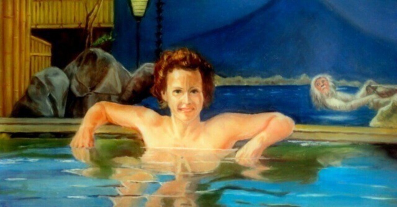 一日一絵（13）温泉風景を描く｜都志良三