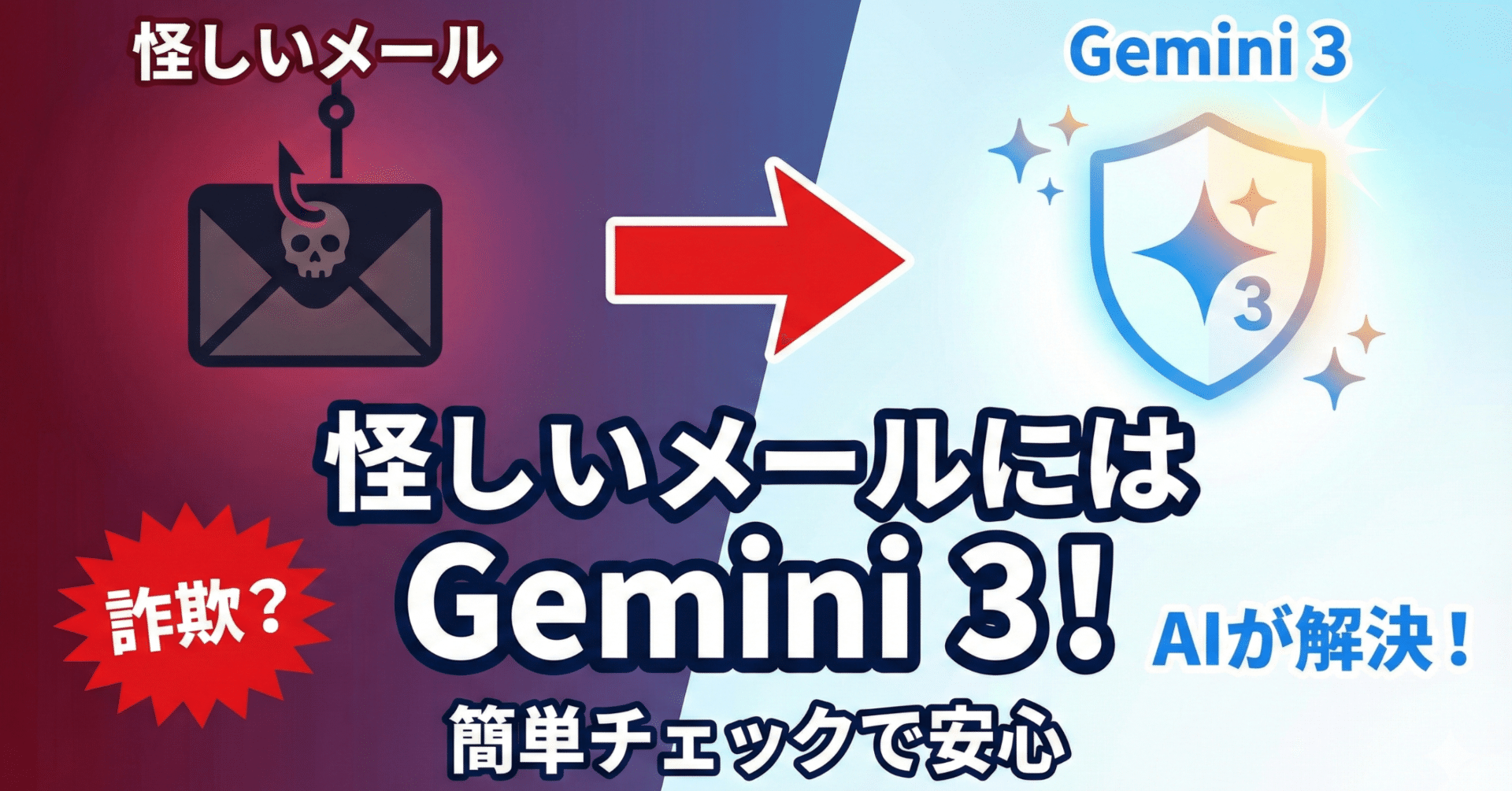 防犯】巧妙化する詐欺メール、Gemini3に「ファクトチェック」させたら
