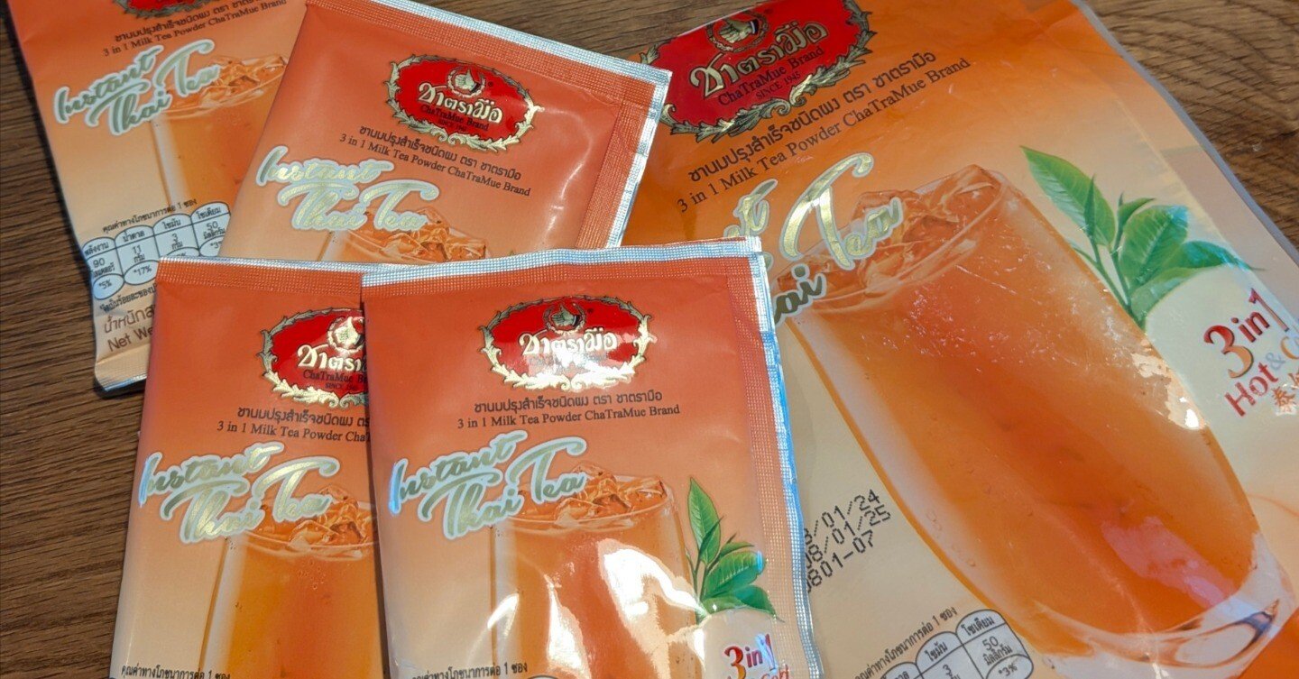 🇹🇭タイ土産に人気のインスタントティーはいかが？Cha Trar Mue｜yu_tabi_