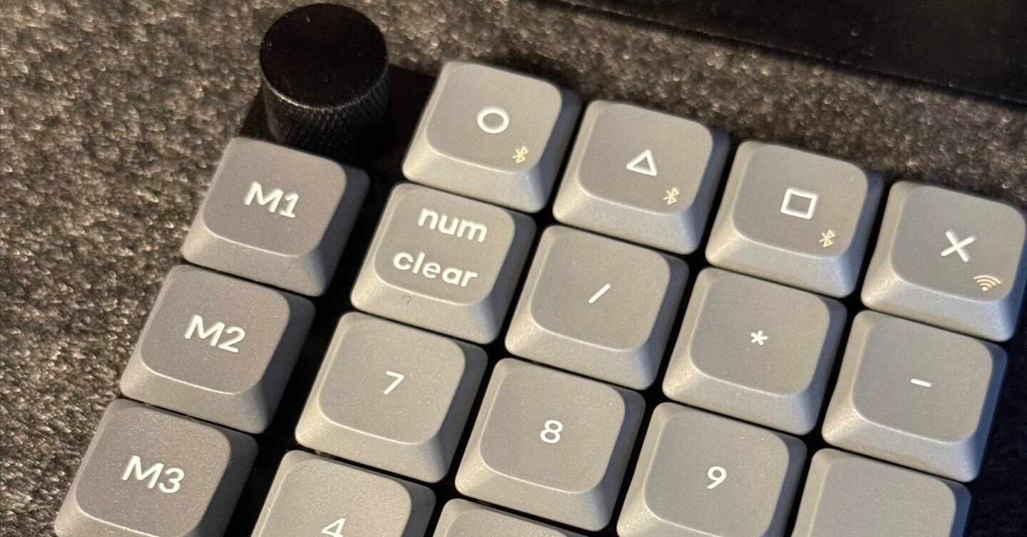 Keychron K0 Max QMK Wireless カスタム テンキー 使ってみた
