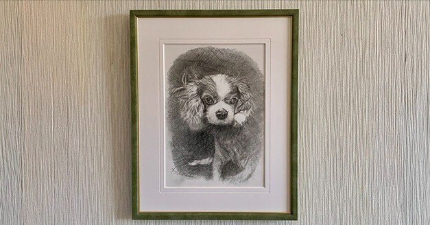 ペットの肖像画 Amazon.co.jp: ペットの写真を絵画みたいに！犬 猫 オーダーの肖像画