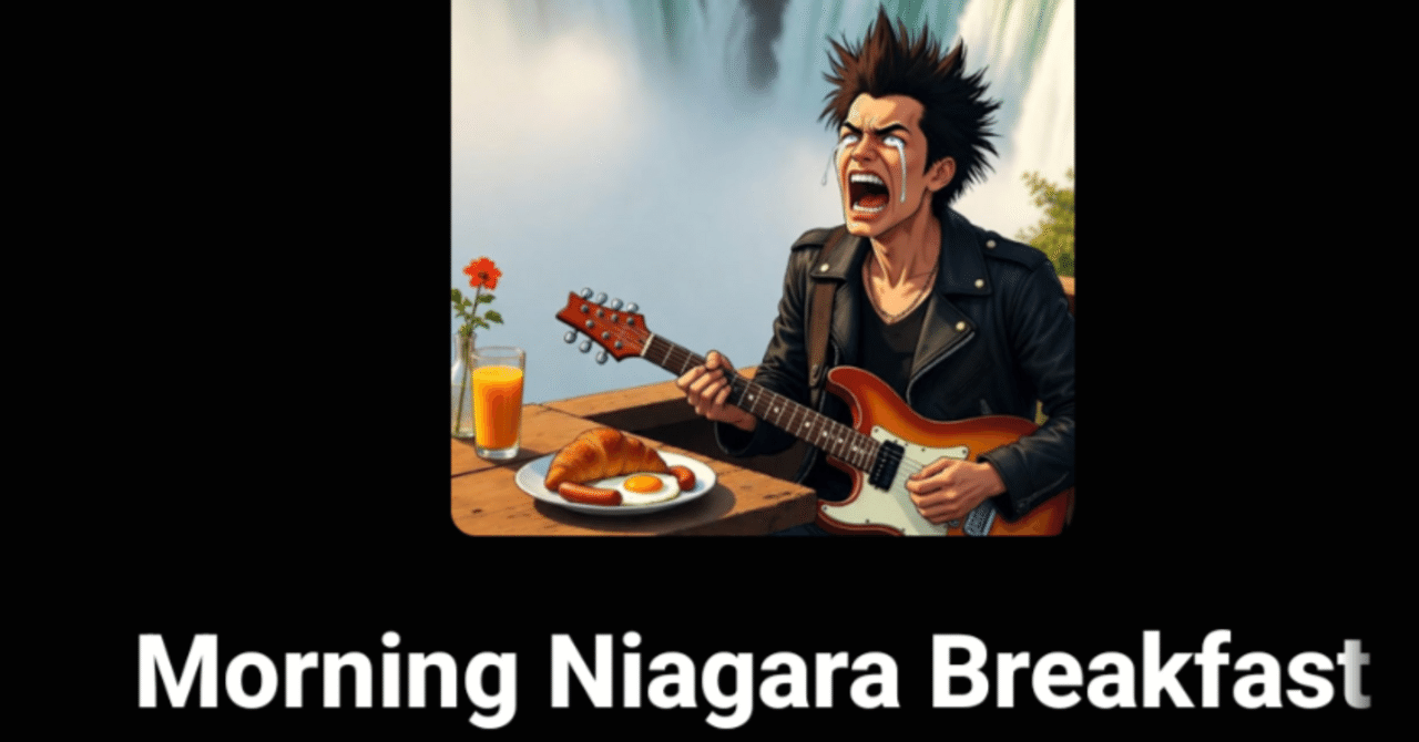 🔥SunoAIで作曲/Morning Niagara Breakfast Blues｜Tamaking with Kou