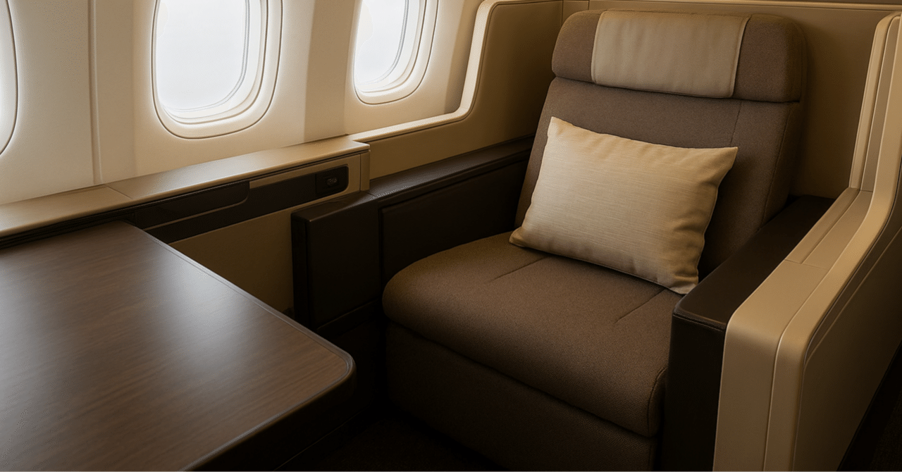 ANAファーストクラスに乗った｜やっしー