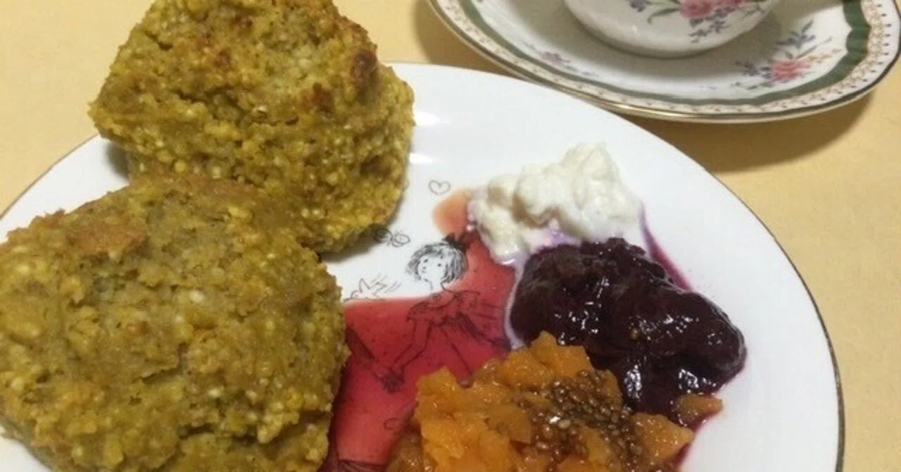 Pumpkin Scones and Various Things Using Carrots & Grapes｜tori
