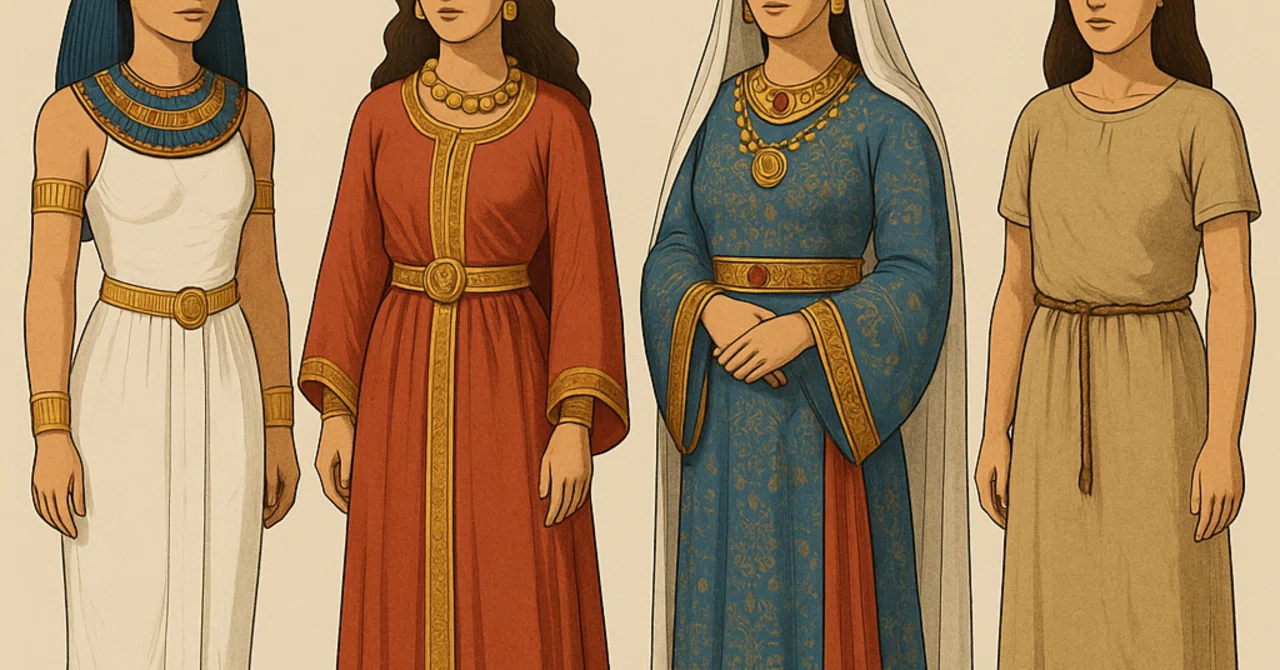 🏺古代文明における女性の衣装 王宮と庶民の対比|白咲聖羅