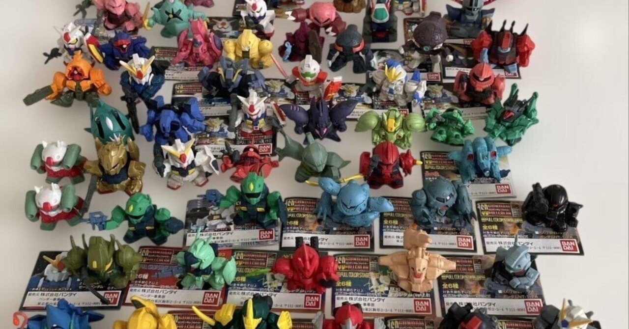 本日見つけた掘り出しモン!】SDガンダム フルカラー87体まとめ売り