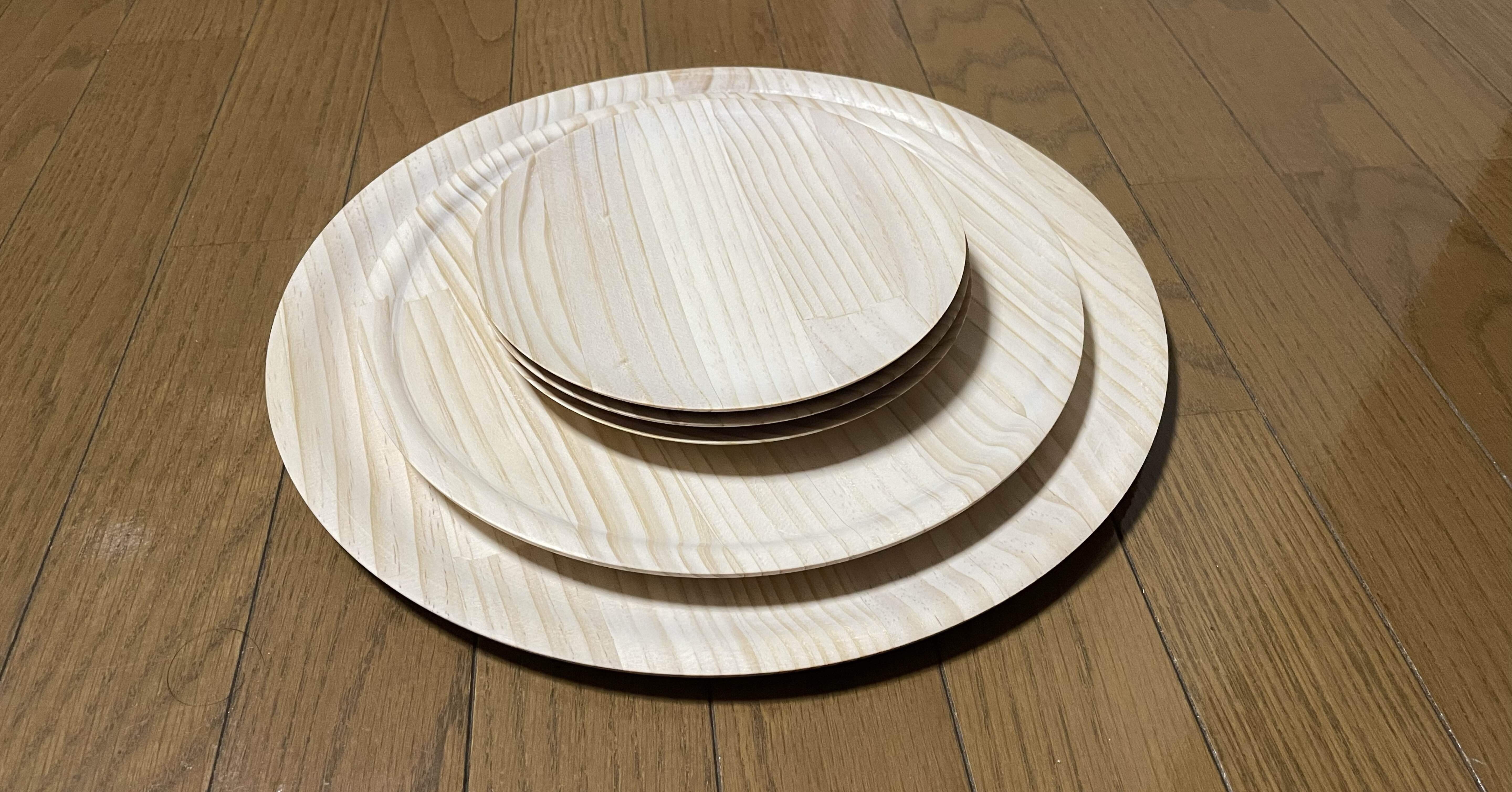 pejite 木製 お盆 大皿 盆皿 西の木｜東屋