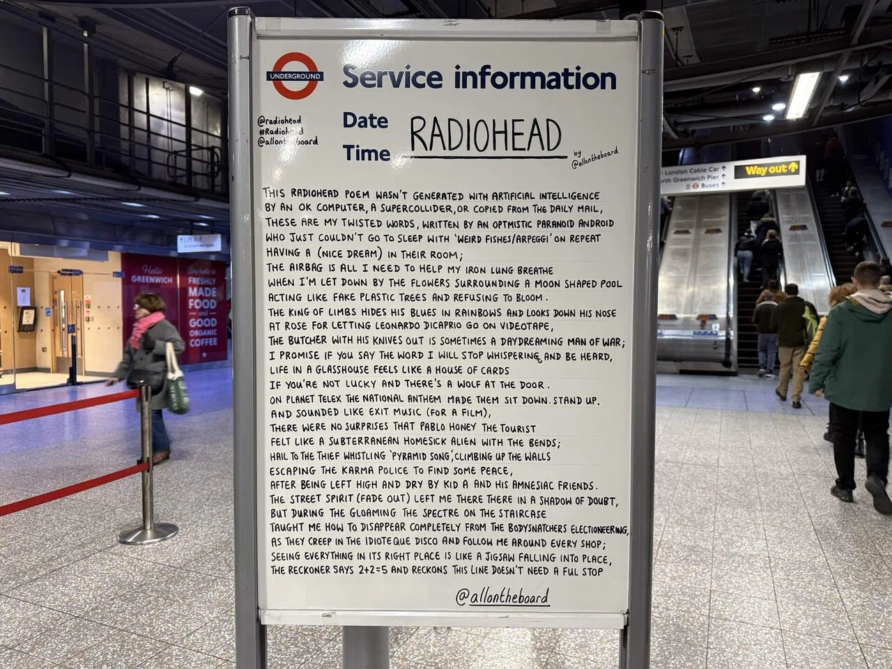 Radiohead European tour2025 at The O2 Arena 11/21 ライヴレポート