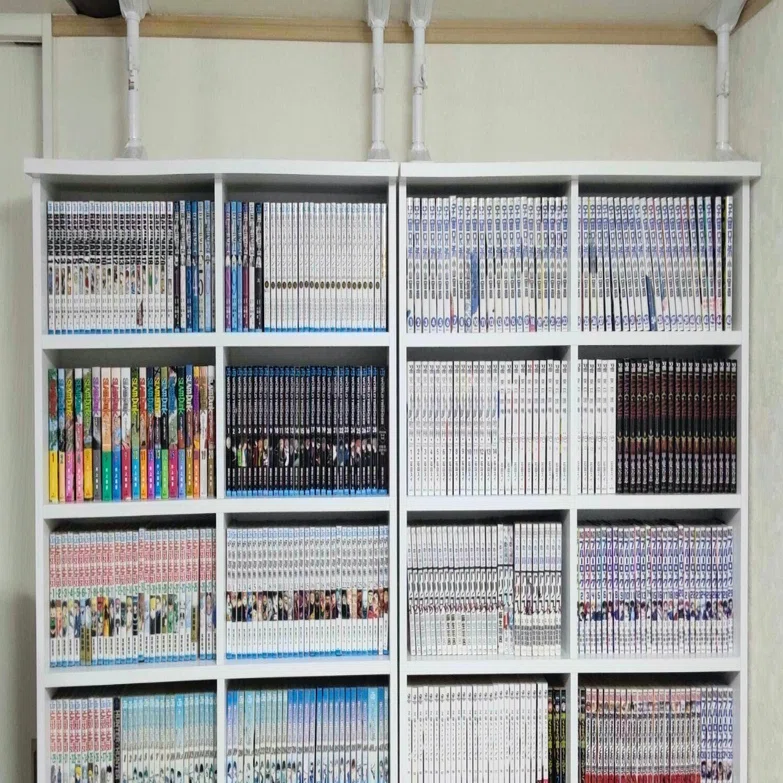 私の本棚紹介┃薄型大容量本棚＆防災グッズ（家具転倒防止突っ張り棒