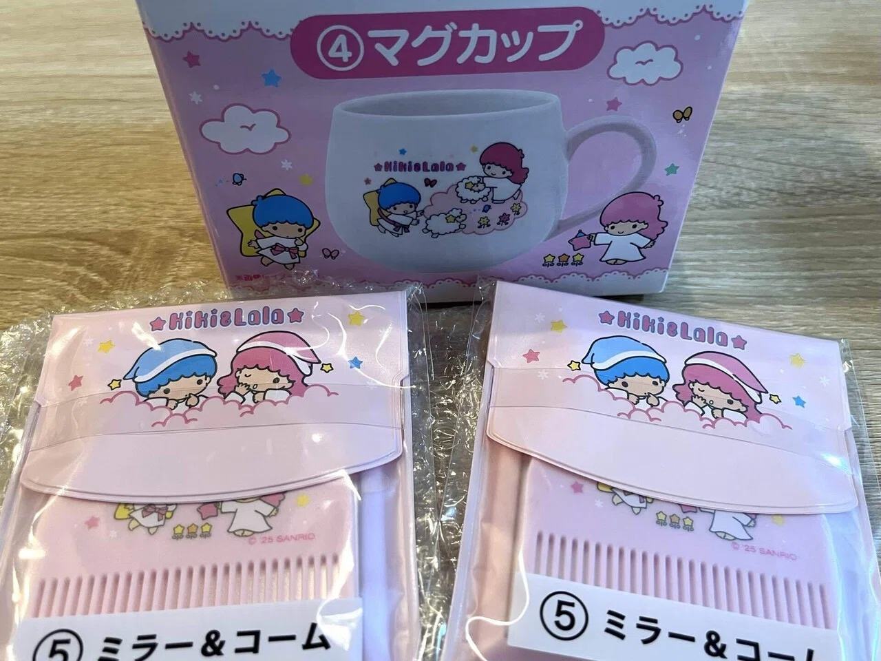 キキララ くじ ⑩点 マグカップ ファイルケース ひざかけ ポーチ