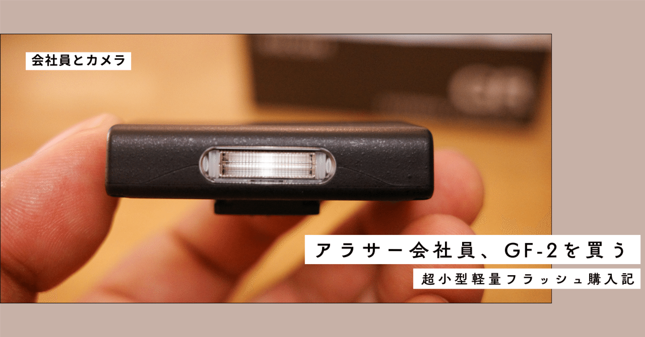 アラサー会社員、GF-2を買う｜会社員とカメラ