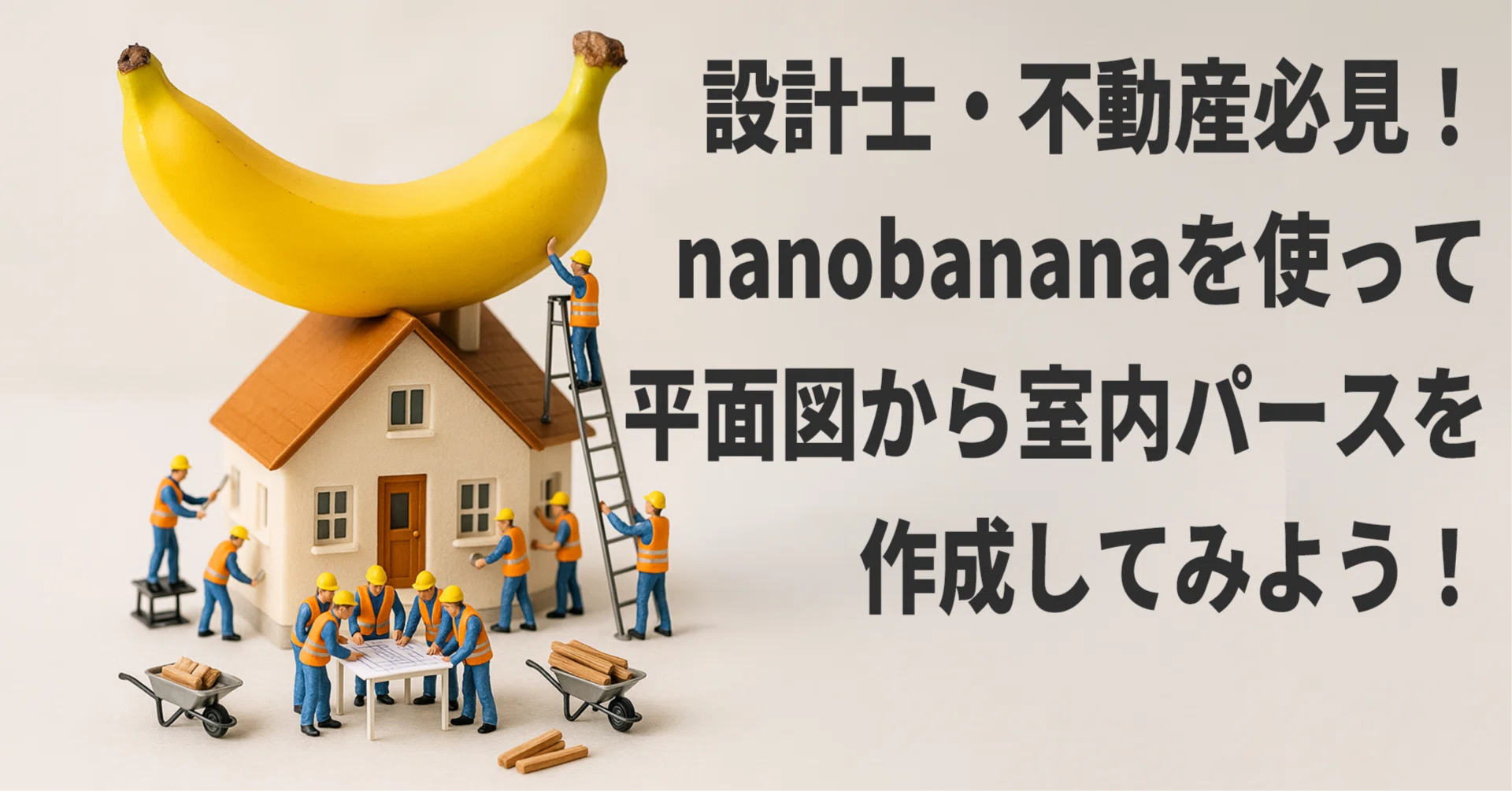 nanobananaを使って平面図から室内パースを作成してみよう！｜ふーこ