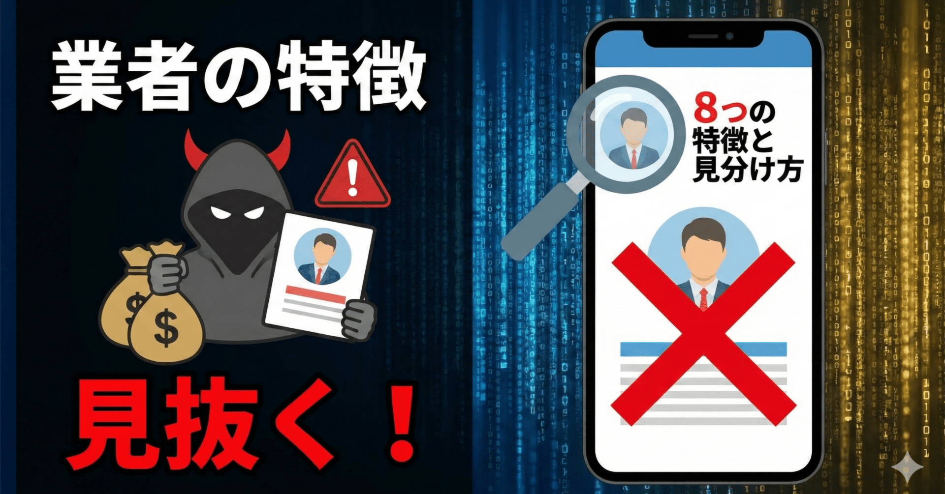 マッチングアプリの業者を見抜く！8つの特徴と見分け方｜NAOYA 恋愛研究所所長