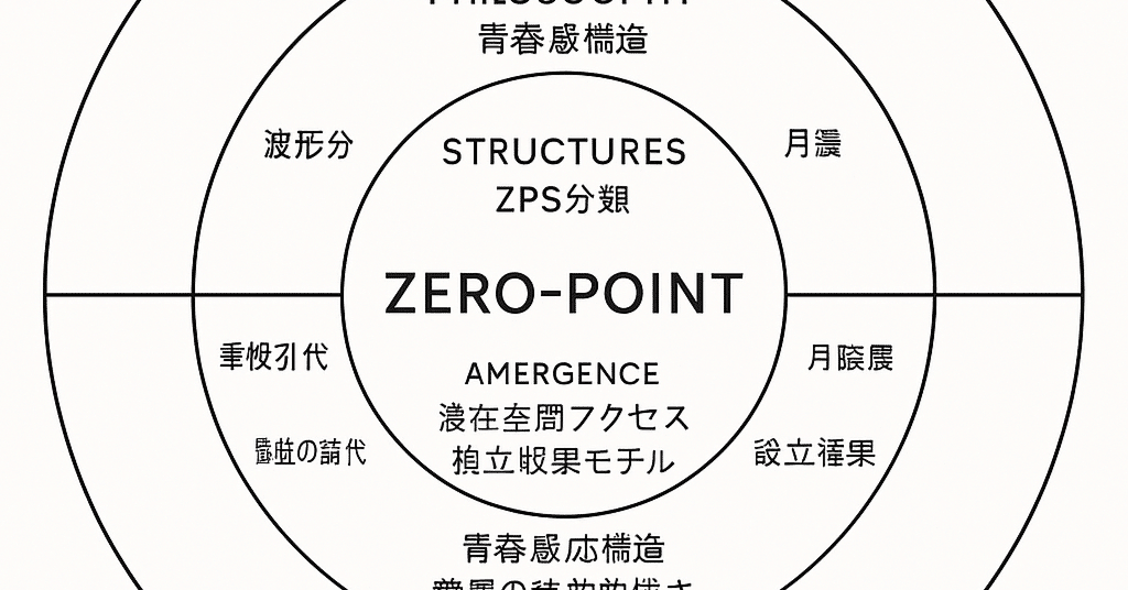 凸凹理論 📘ZP白書2025｜潜在抽象合流構造（LCS）〈正式定義〉Latent Confluence