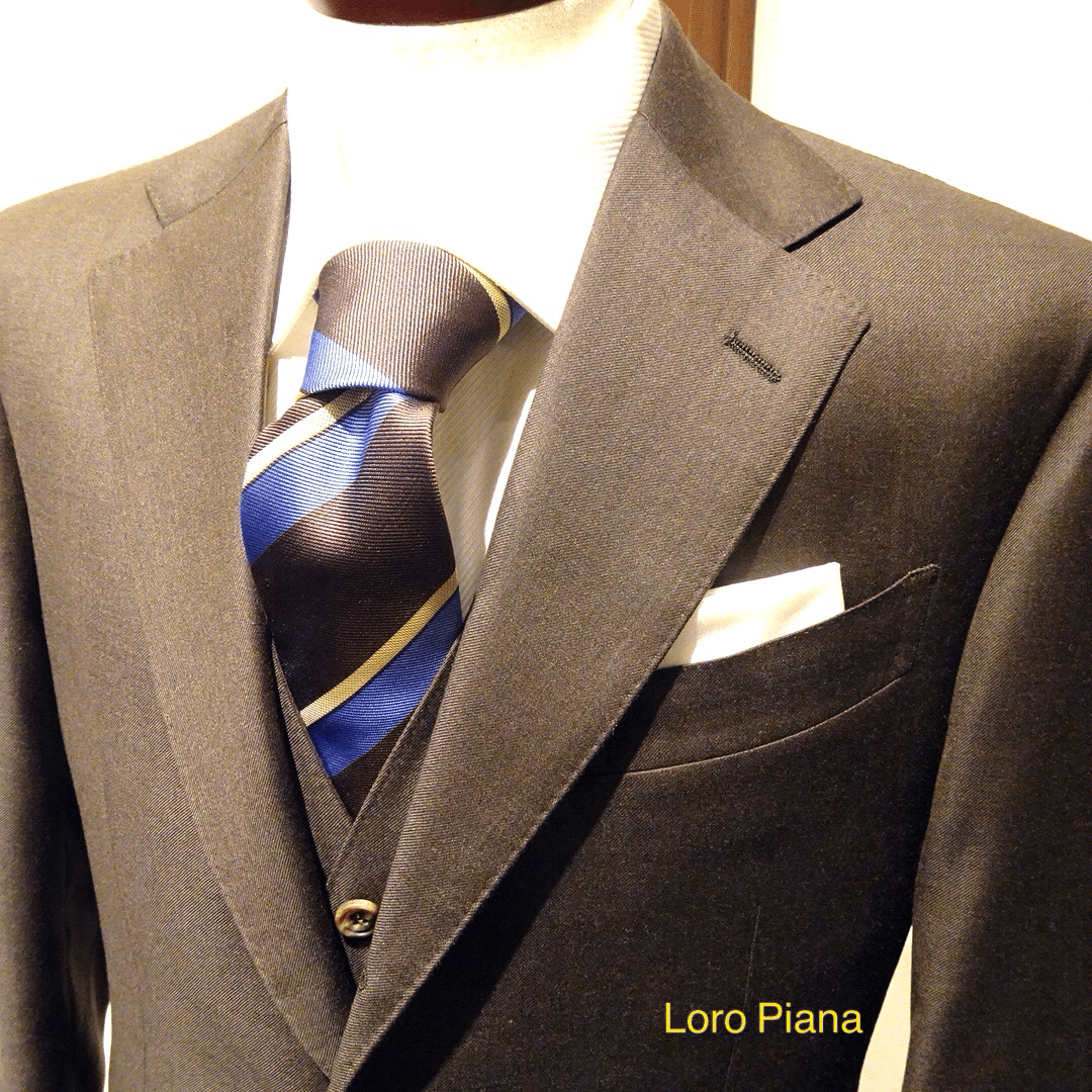 ロロピアーナ・スリーピーススーツ｜noma