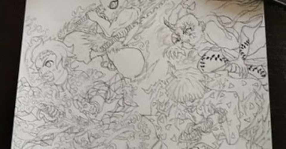 鬼滅の刃イラストを描きました Roka Note