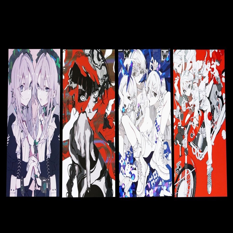 望月けい個展 箔押しポストカード4種製作」｜コスモテック