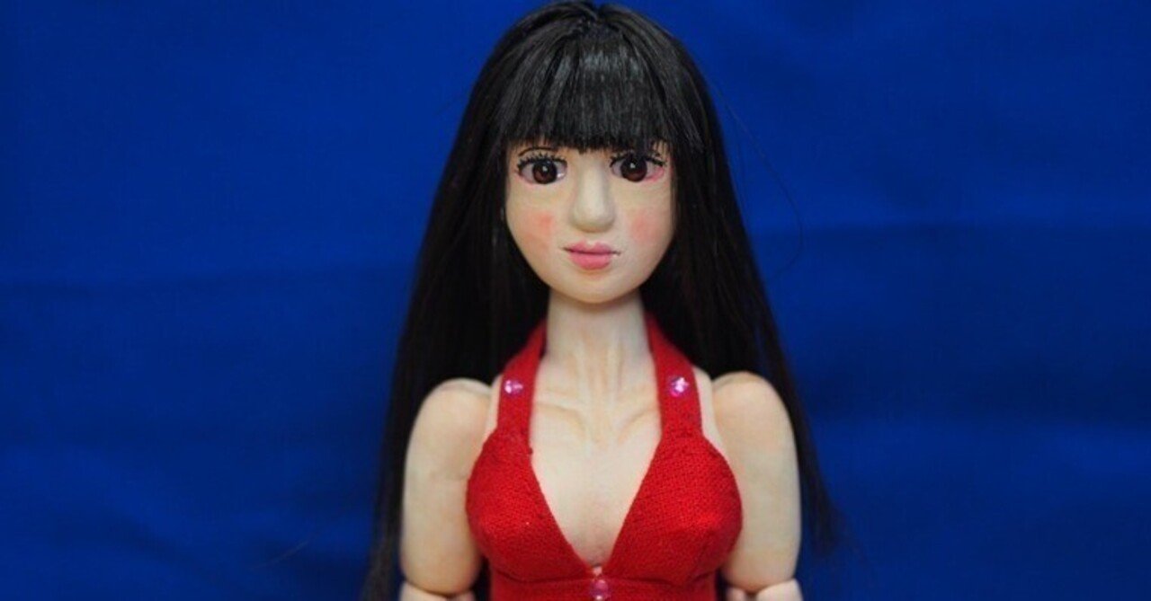 顔の表情を少し変えました｜doll-modeler3