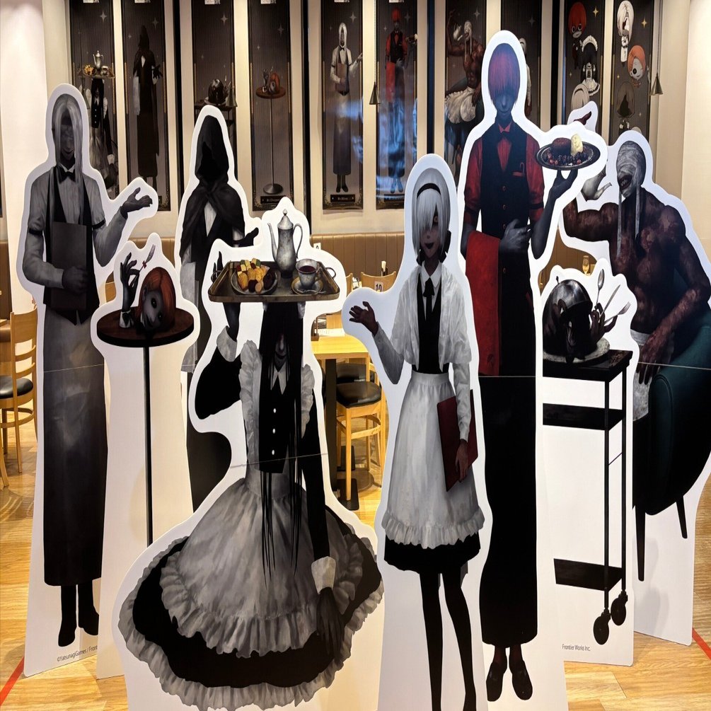 文字化化』コラボカフェ東京(池袋)会場写真|八名木Games｜八名木 Games