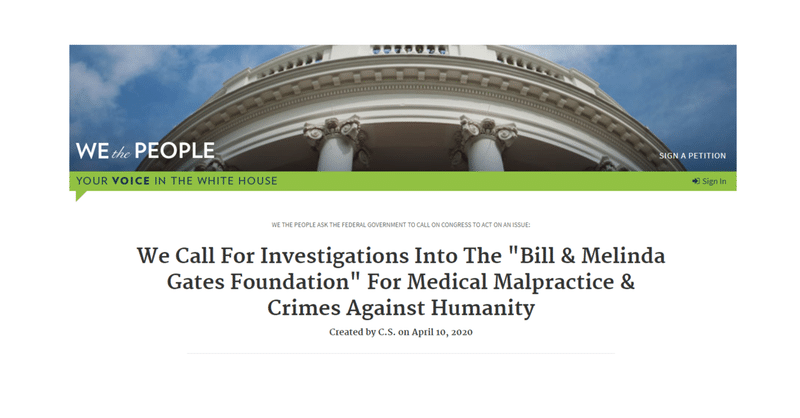 [ご署名をお願いします]ビル&メリンダ・ゲイツ財団に犯罪調査が入るよう求める嘆願書