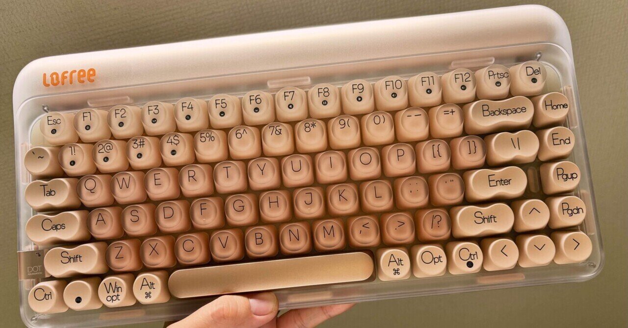 念願のLOFREE。気分まで変わる[ときめくキーボード]をお迎えしました