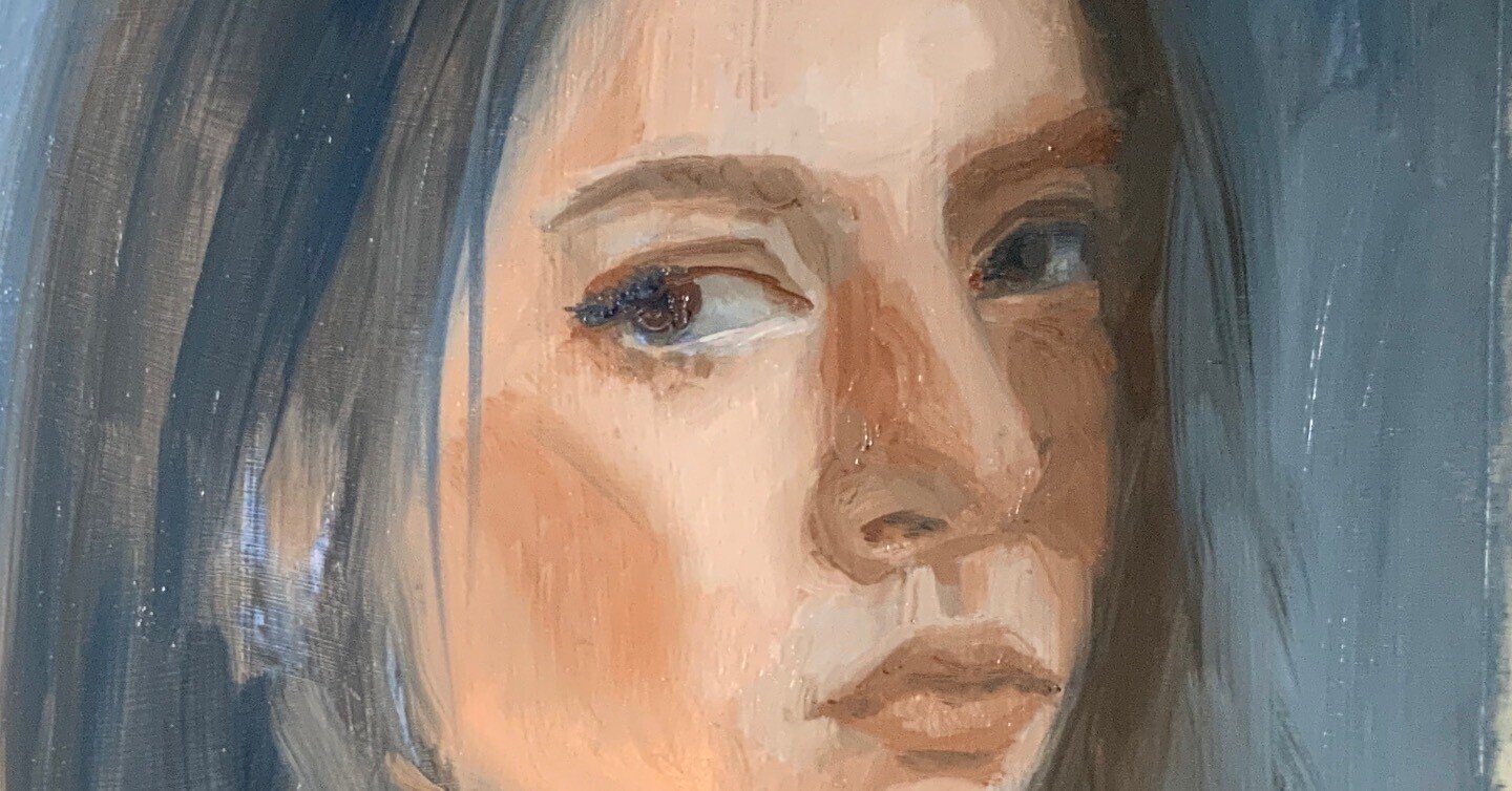 油絵 no.30 三色で描く|なお 油絵 no.30 三色で描く|なお