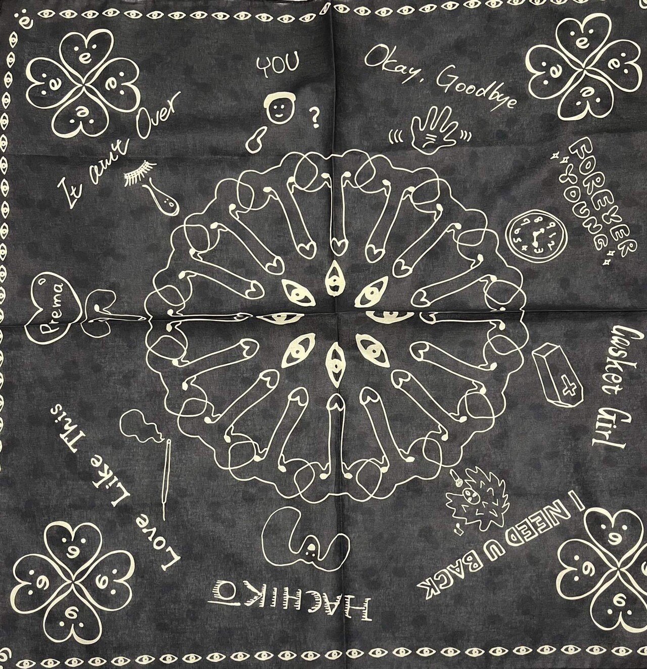 藤井風 Premaバンダナ ブラック 新品未開封 藤井風 Premaバンダナ