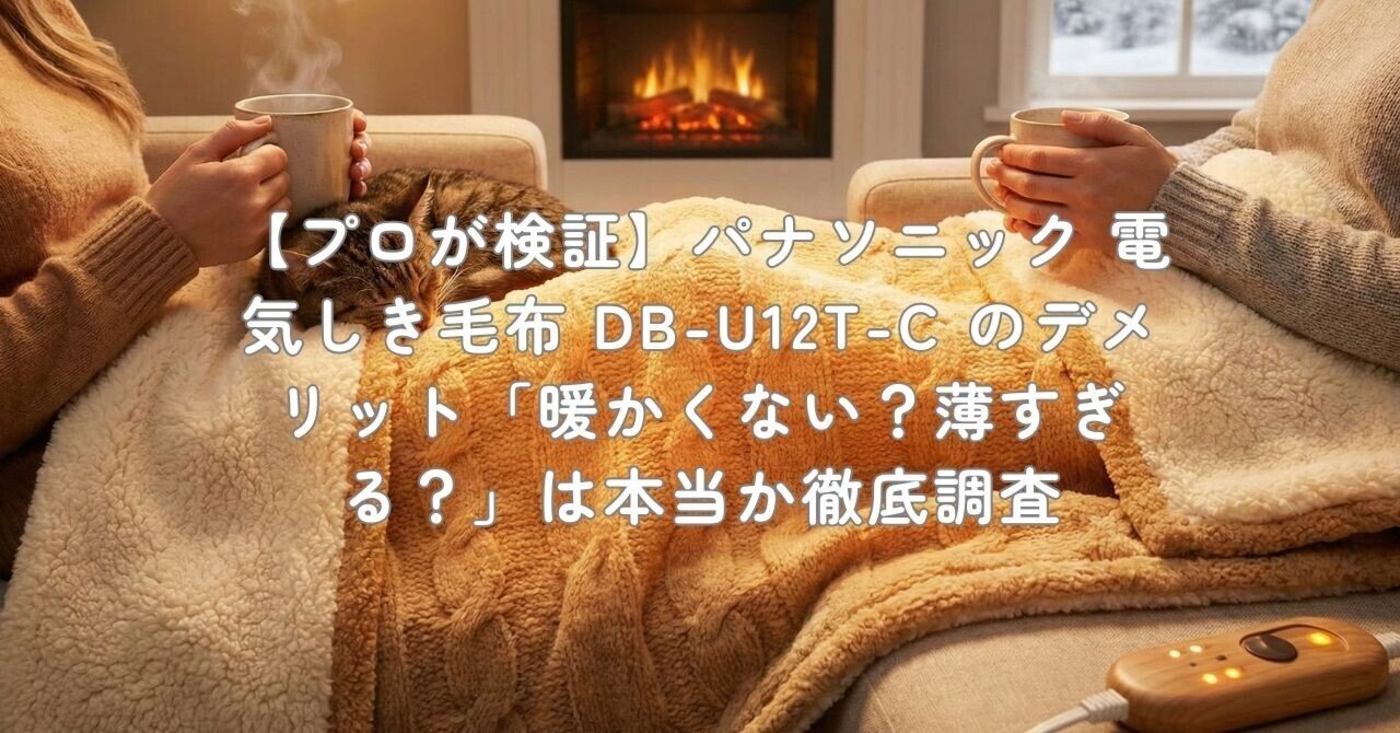 プロが検証】パナソニック 電気しき毛布 DB-U12T-C のデメリット