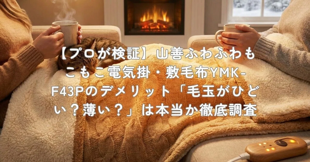プロが検証】山善ふわふわもこもこ電気掛・敷毛布YMK-F43Pのデメリット