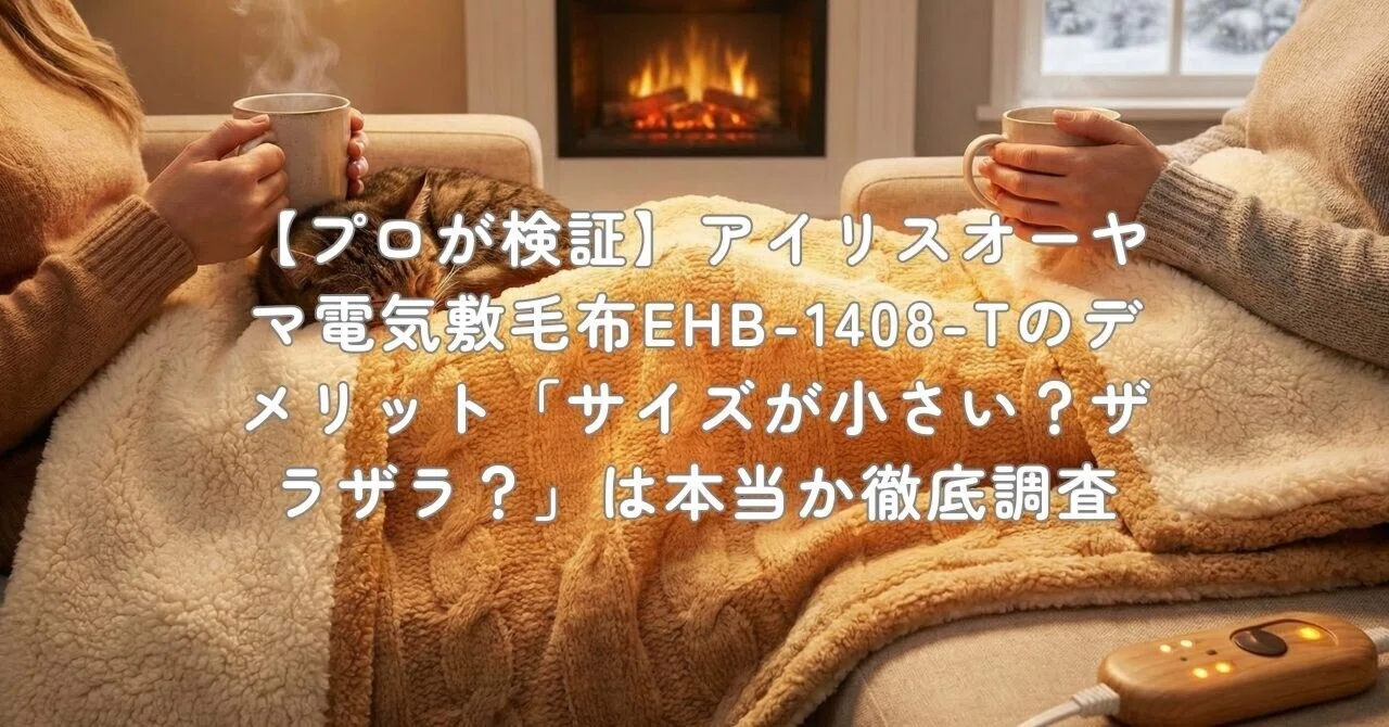 プロが検証】アイリスオーヤマ電気敷毛布EHB-1408-Tのデメリット