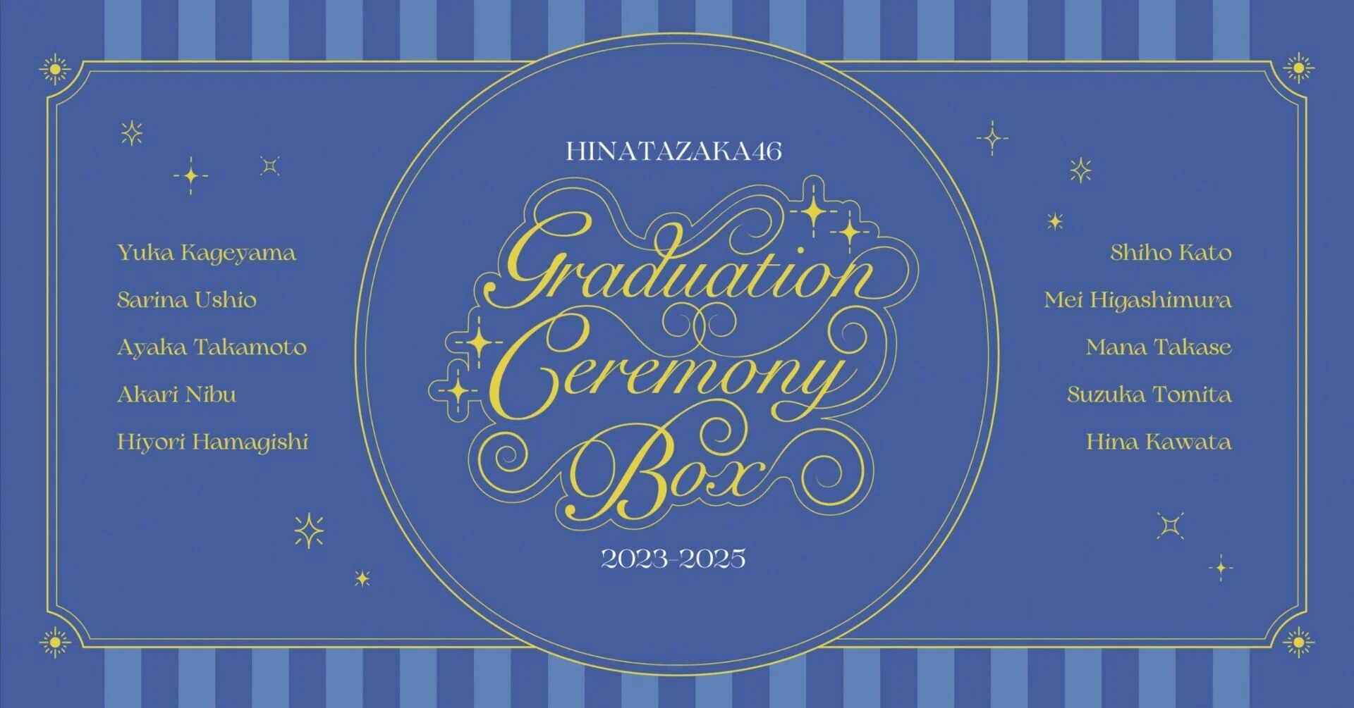 เปิดจอง LIVE Blu-ray『HINATAZAKA46 GRADUATION CEREMONY BOX 2023 
