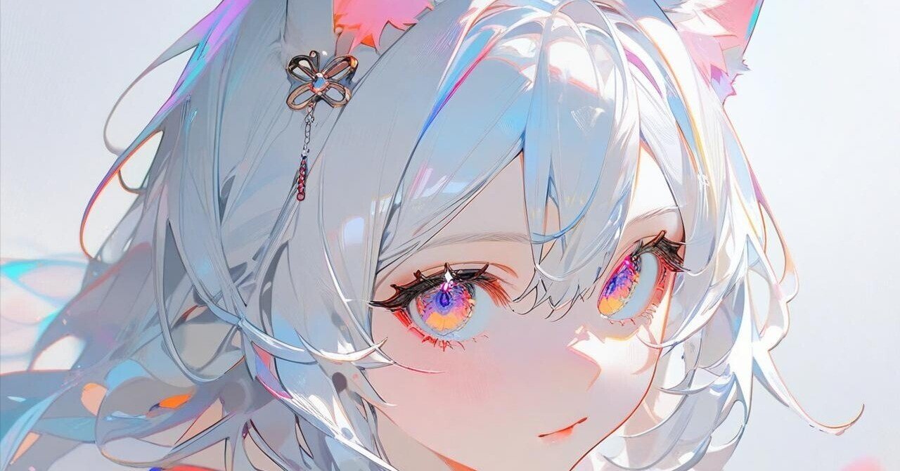 銀髪ケモ耳ちゃん(*≧з≦)大好きぃ～💕｜赤虎鉄馬