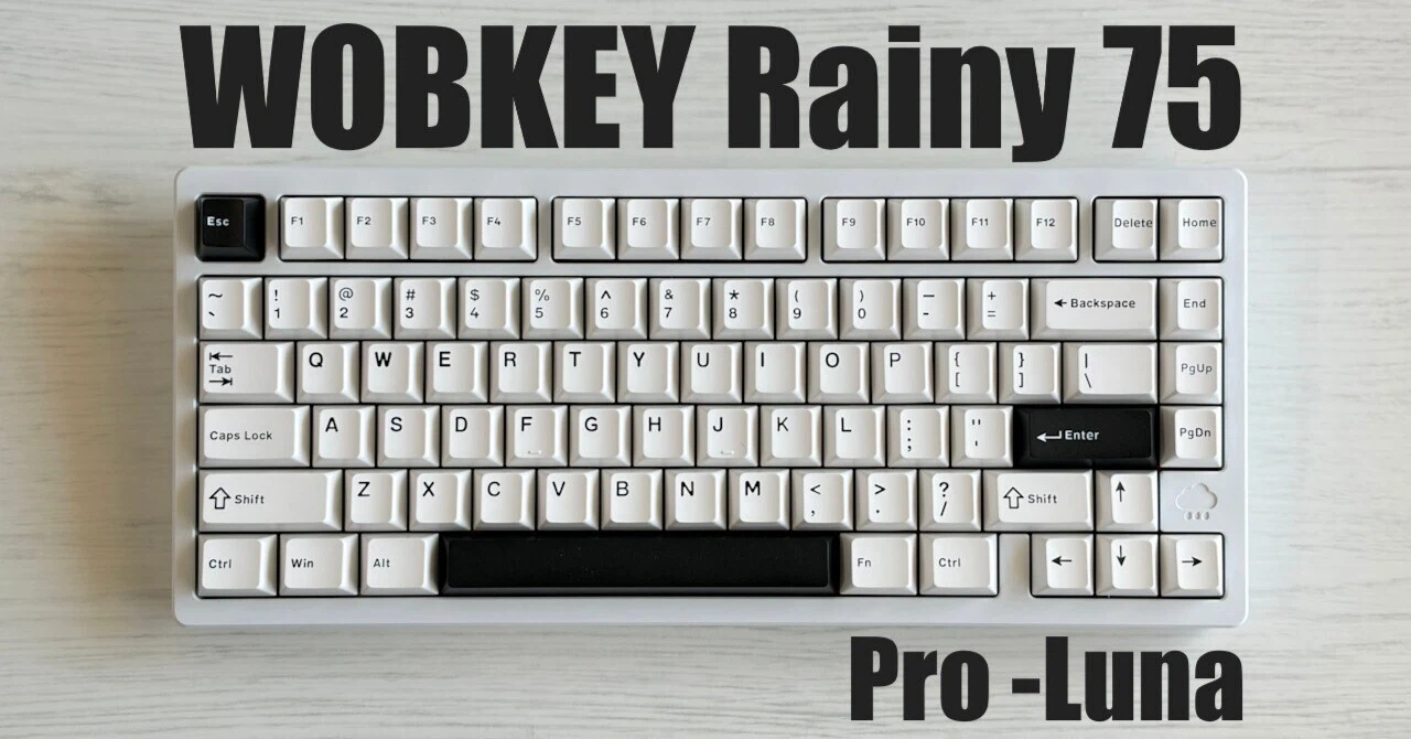WOBKEY Rainy 75|何かしら打鍵したくなる、魅惑の雨音キーボード WOBKEY Rainy 75|何かしら打鍵したくなる、魅惑の雨音キーボード