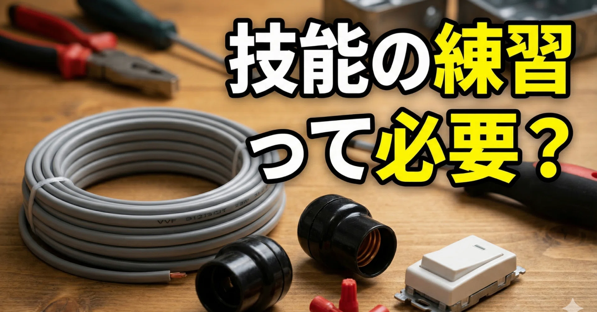 電工二種「技能の練習って必要?」と悩む人へ。|m@情報の雑貨屋 電工二種「技能の練習って必要?」と悩む人へ。|m@情報の雑貨屋