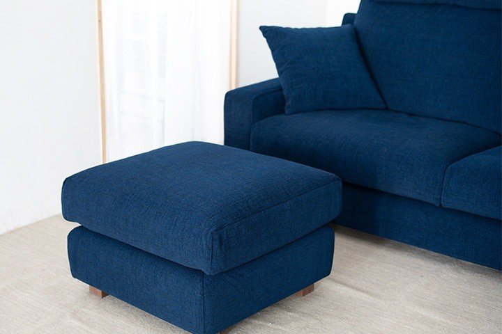 美品　NOYES ノイエス　オットマン　ネイビー Decibel Professional オットマン」 製品詳細ページ | 国産ソファ