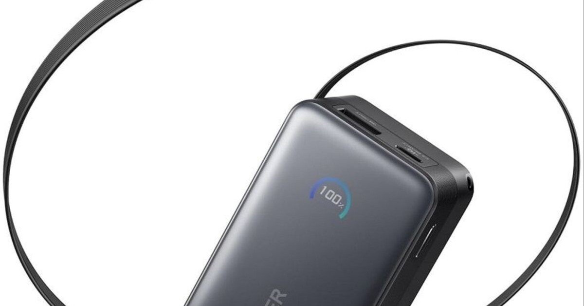 本日見つけた掘り出し物】Anker Nano Power Bank 10000mAh 45W 巻取り