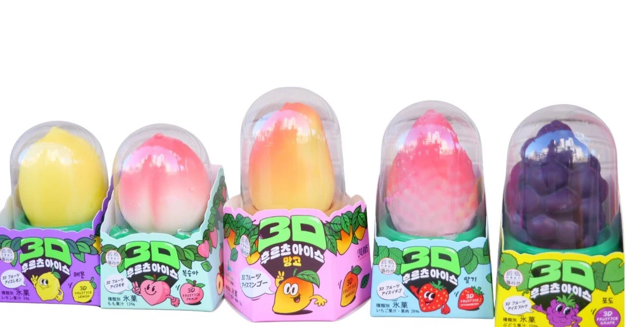 [First Time in Japan] I tried the trending 3D fruit ice cream! On sale ...