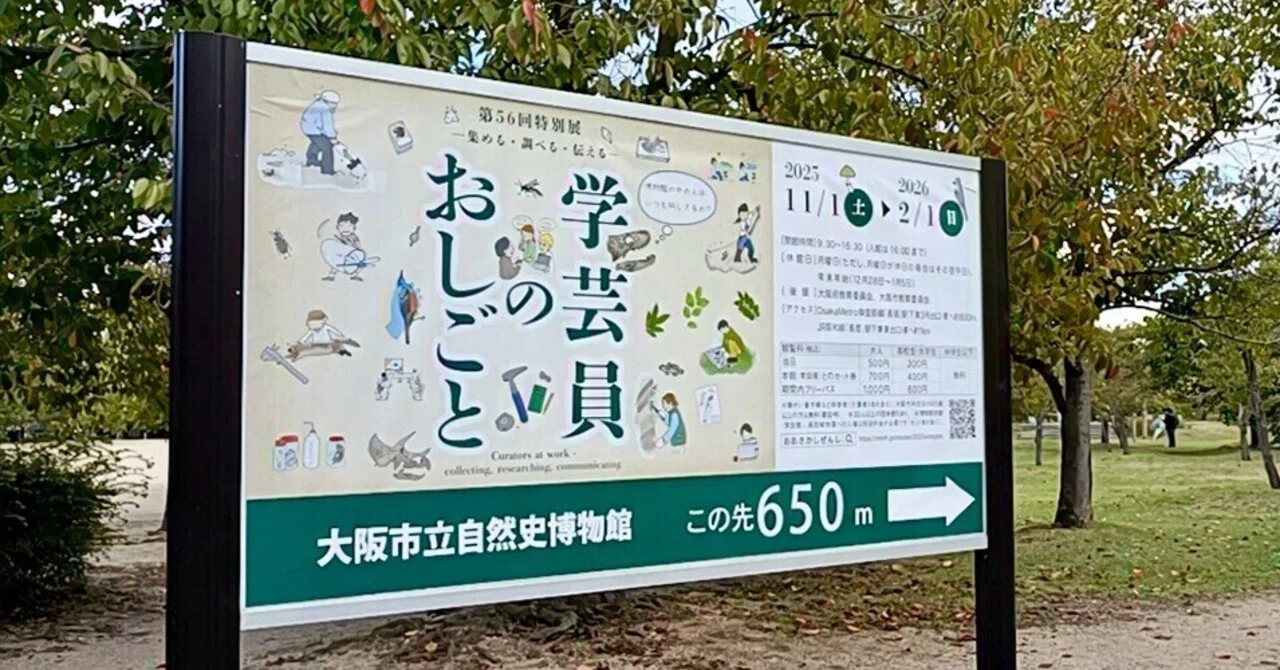 鑑賞ログ】『学芸員のおしごと』大阪市立自然史博物館／書き散らし｜玄
