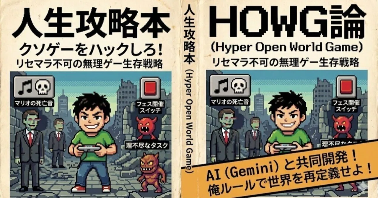 攻略本】人生はクソゲーなので、Geminiとルールブックを自作した