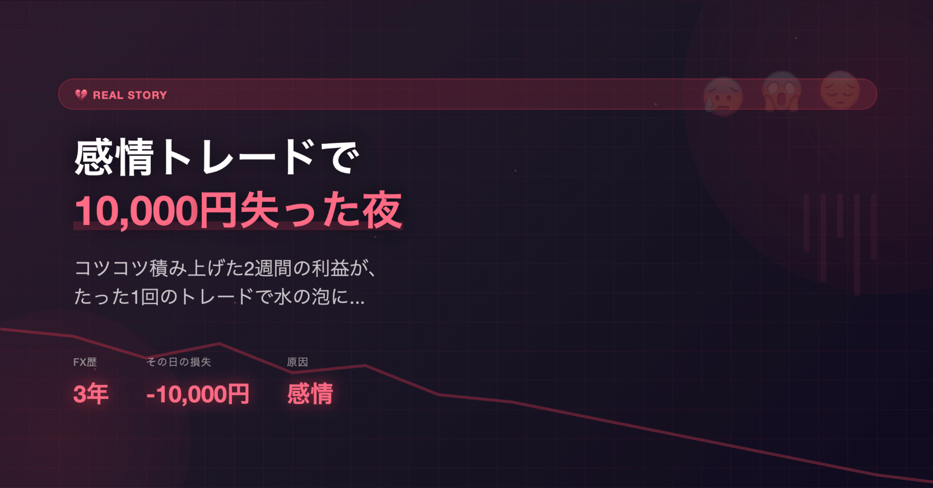 感情トレードで10,000円失った夜｜副業FXトレーダー_コウイチ（自動売買ツール開発）
