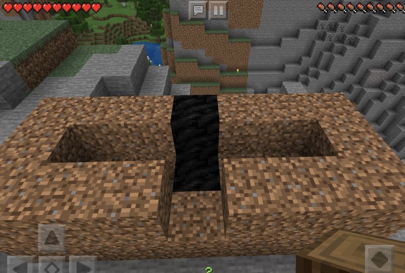 マイクラ 土で作れる 丸石装置の作り方 サバイバルの初心者向け はっぱの ユーカリ Note
