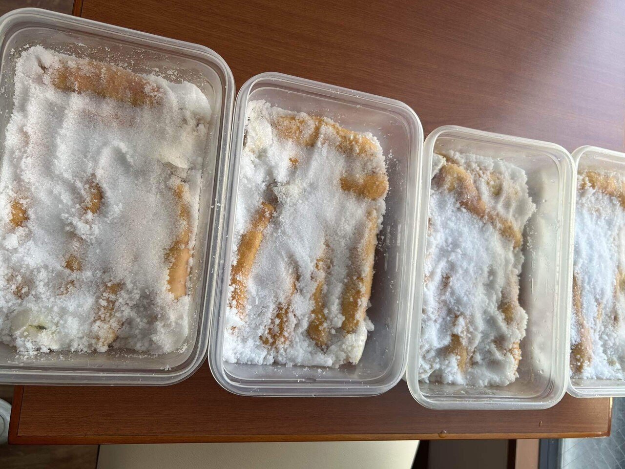 からすみの仕込み2025（塩漬け）｜ワンオペ食堂てんてんてん