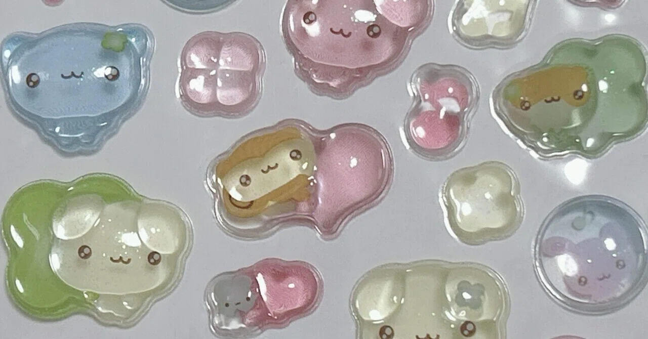 MERING購入品】立体シール｜kono￤シール帳作り